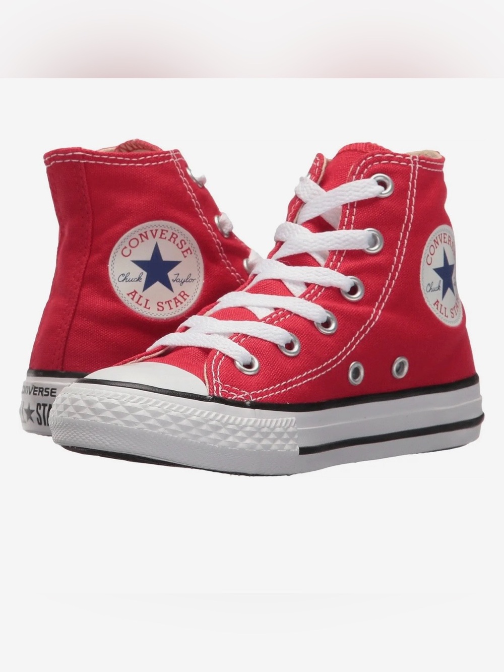 Youth red high top converse (size 10.5)